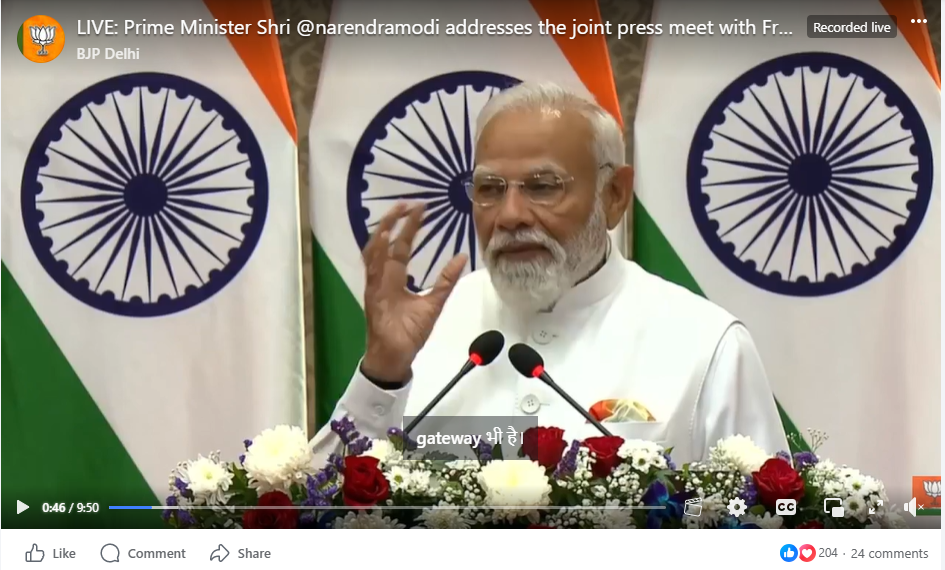 PM Modi Edited Video Viral