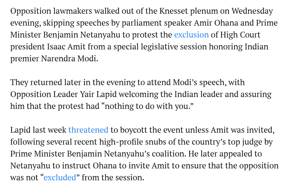 mps walkout from israeli parliament durinh PM Modi visit reality