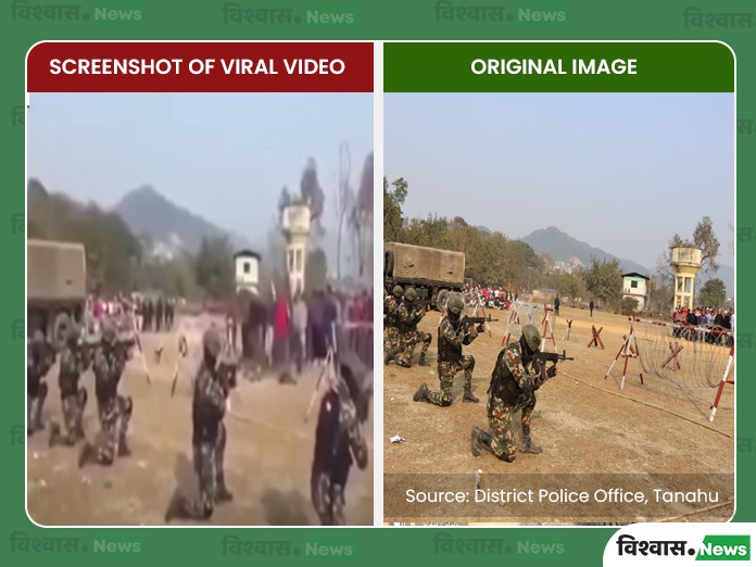 फेसबुक यूजर की तस्वीर और वायरल वीडियो के कीफ्रेम में समानता देखी जा सकती है। 